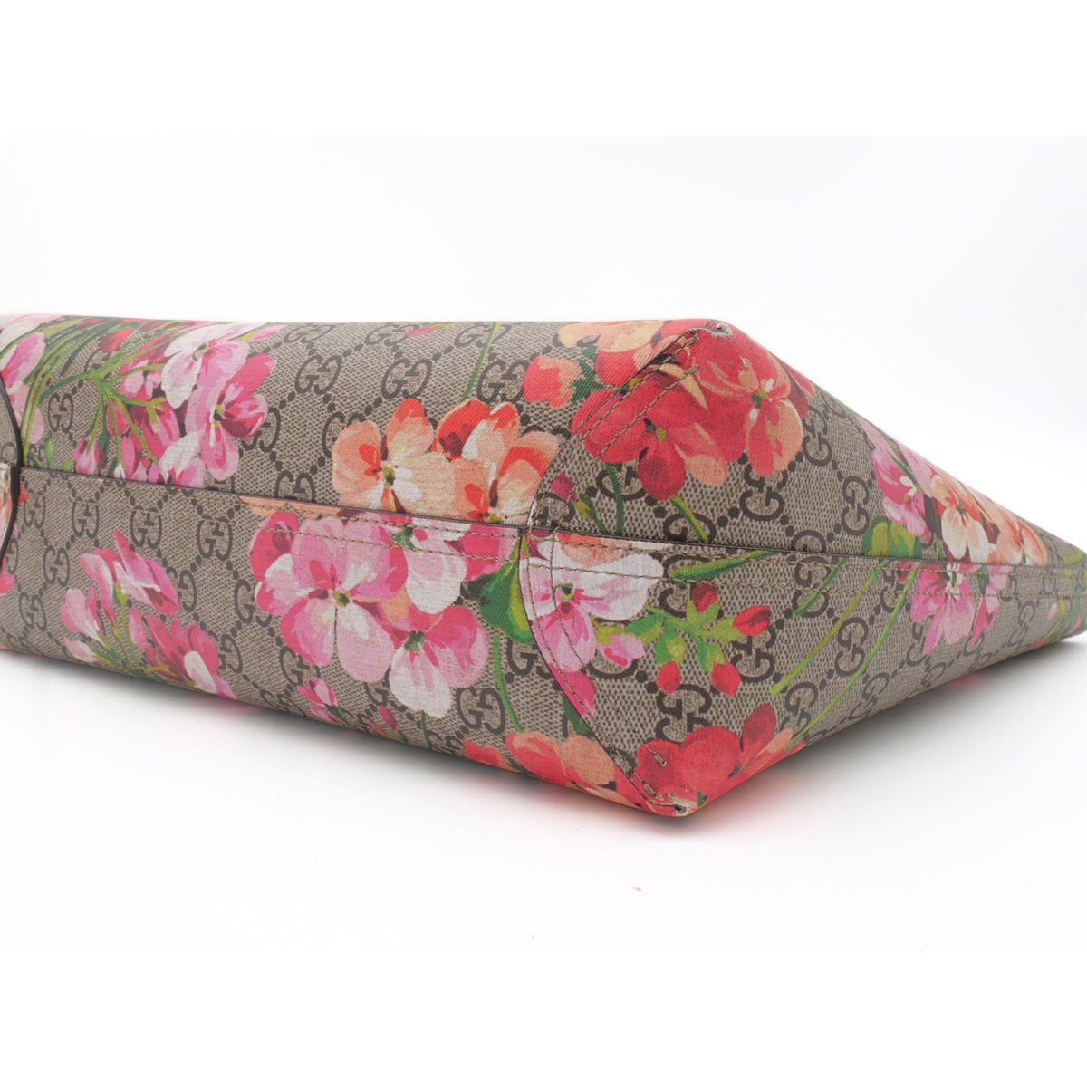 GG-Supreme Blooms Small Coated Canvas Tote Bag