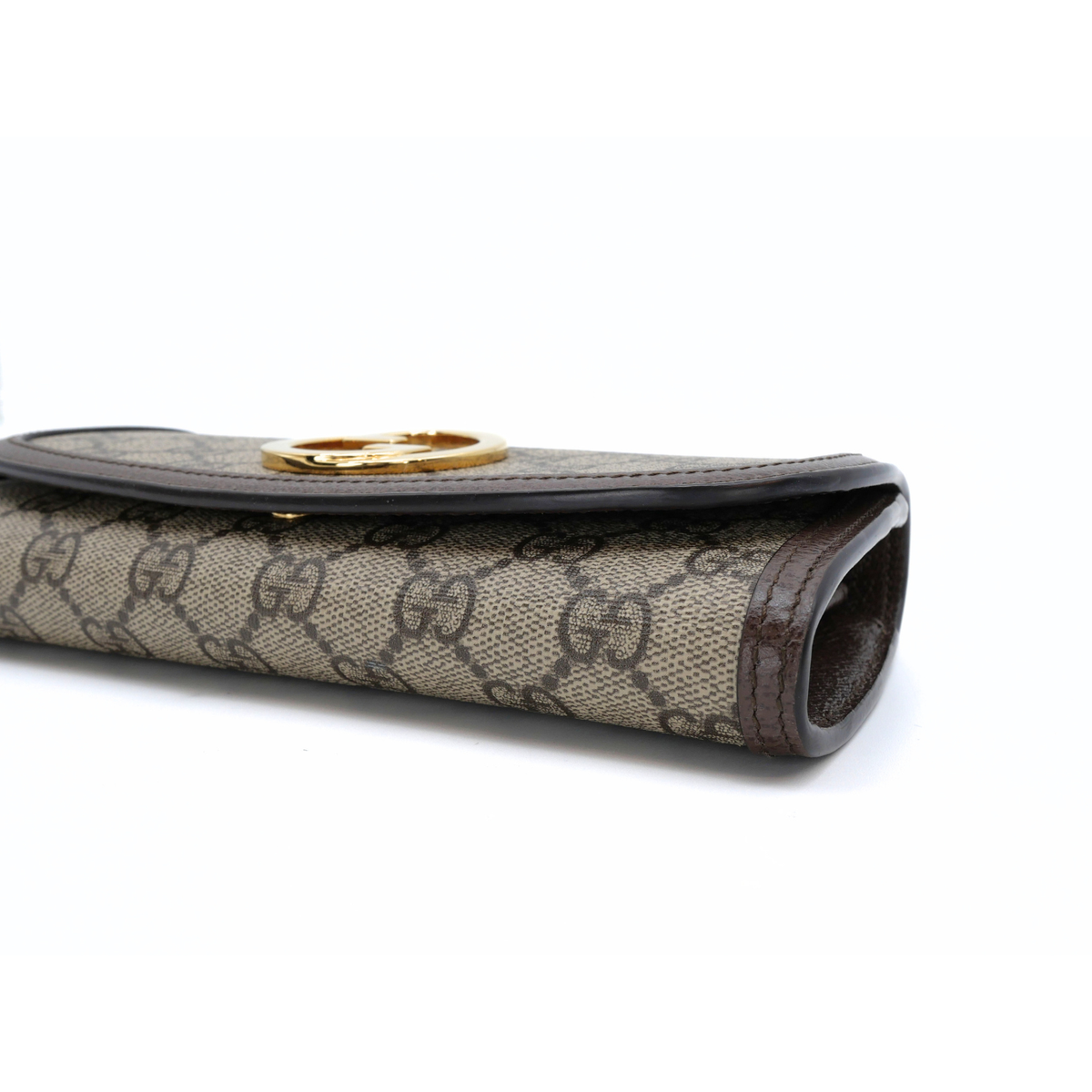 Blondie GG-Supreme Coated Canvas Wallet on Chain