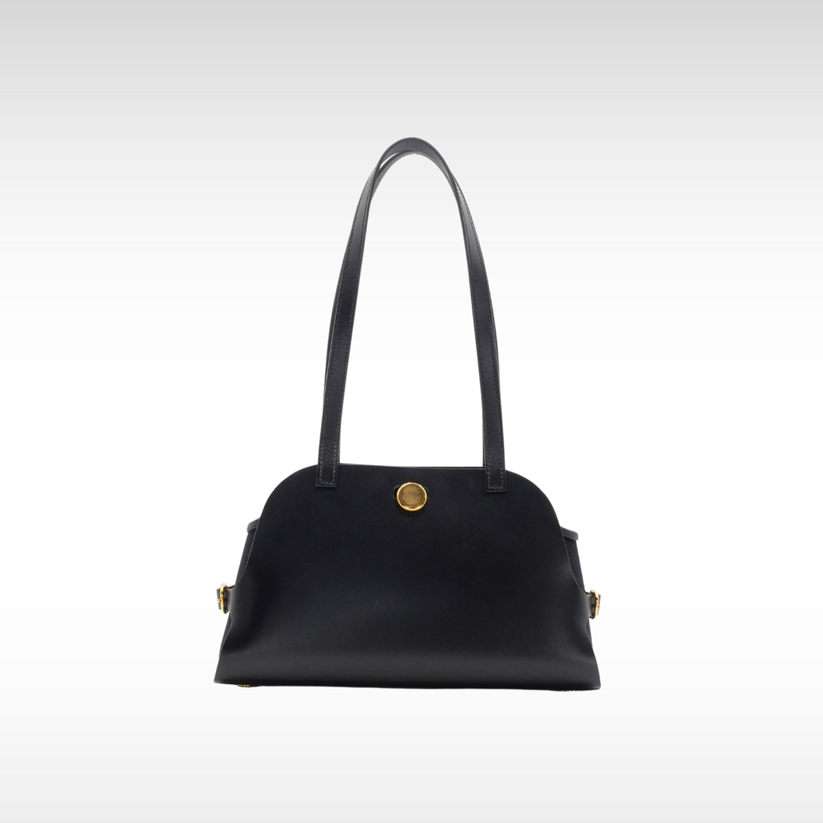 Tablier Sellier Vache Hunter Black Shoulder Bag