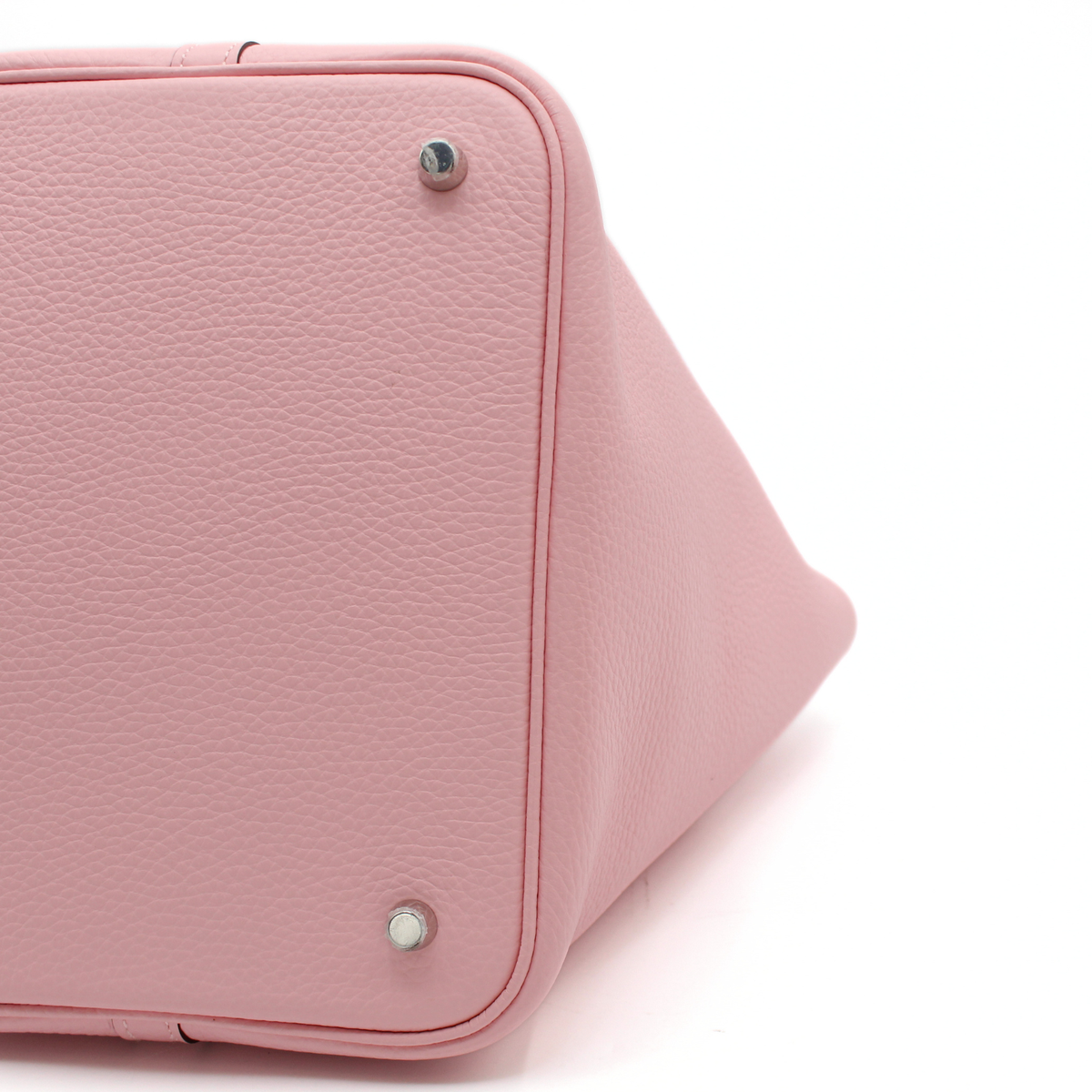 Picotin Lock 22 Taurillon Clemence Rose Sakura Handbag