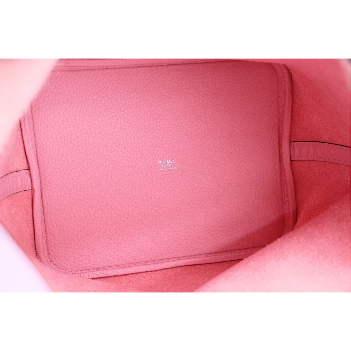 Picotin Lock 22 Taurillon Clemence Rose Sakura Handbag