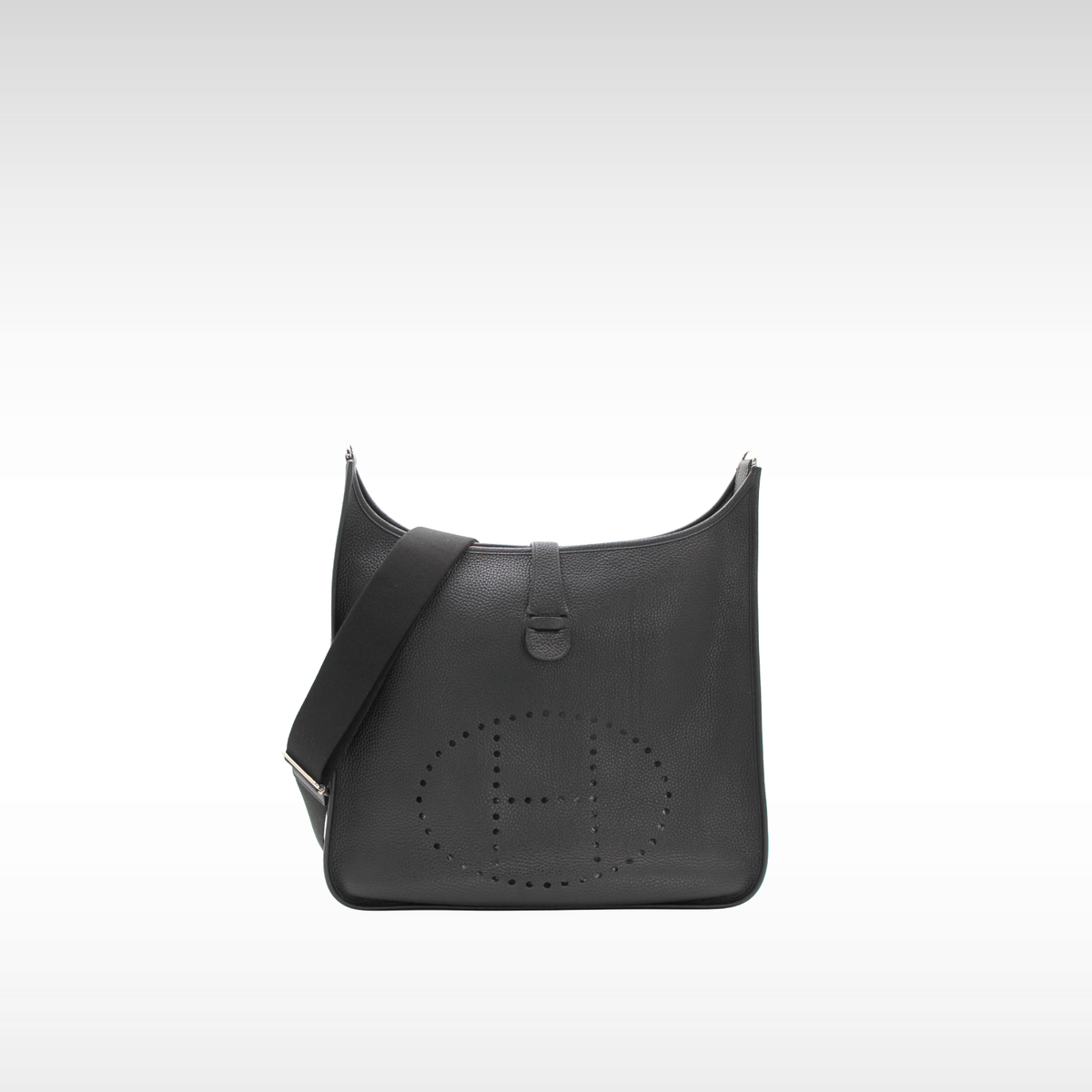 Evelyne 3 TGM Taurillon Clemence Black Crossbody Bag