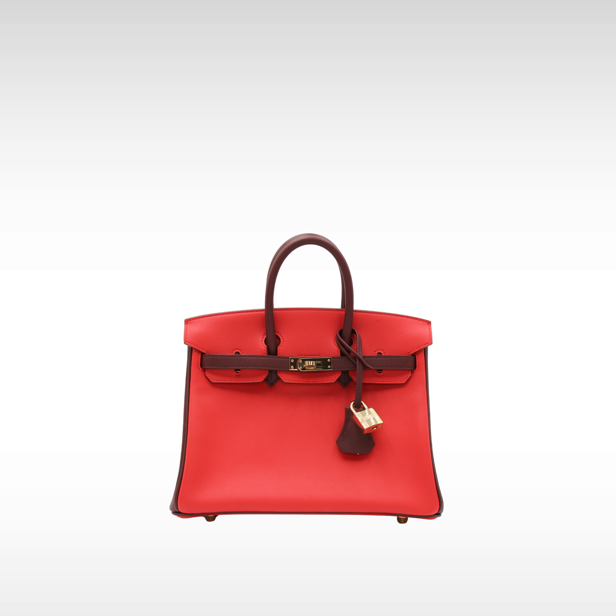 Birkin 25 Personal Order Swift Rouge Tomato + Rouge Selier