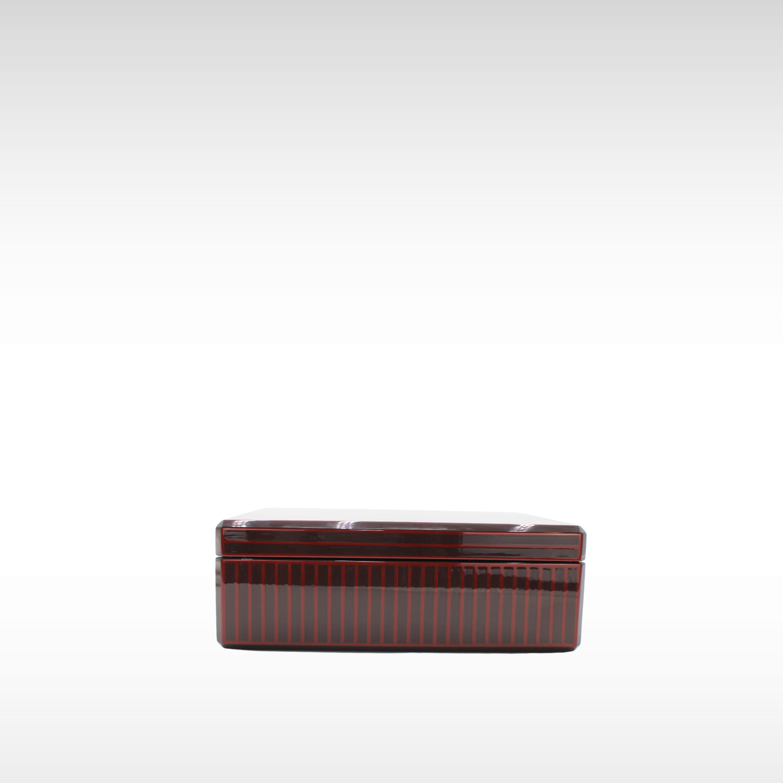 Facettes H Ruban Lacquered Wood Brique Watch Box