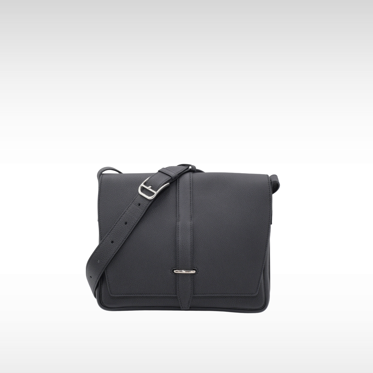 Steve Light Junior Togo Black Crossbody Bag