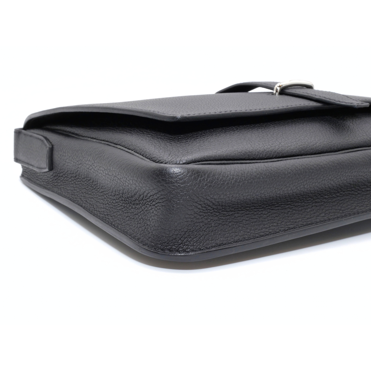 Steve Light Junior Togo Black Crossbody Bag