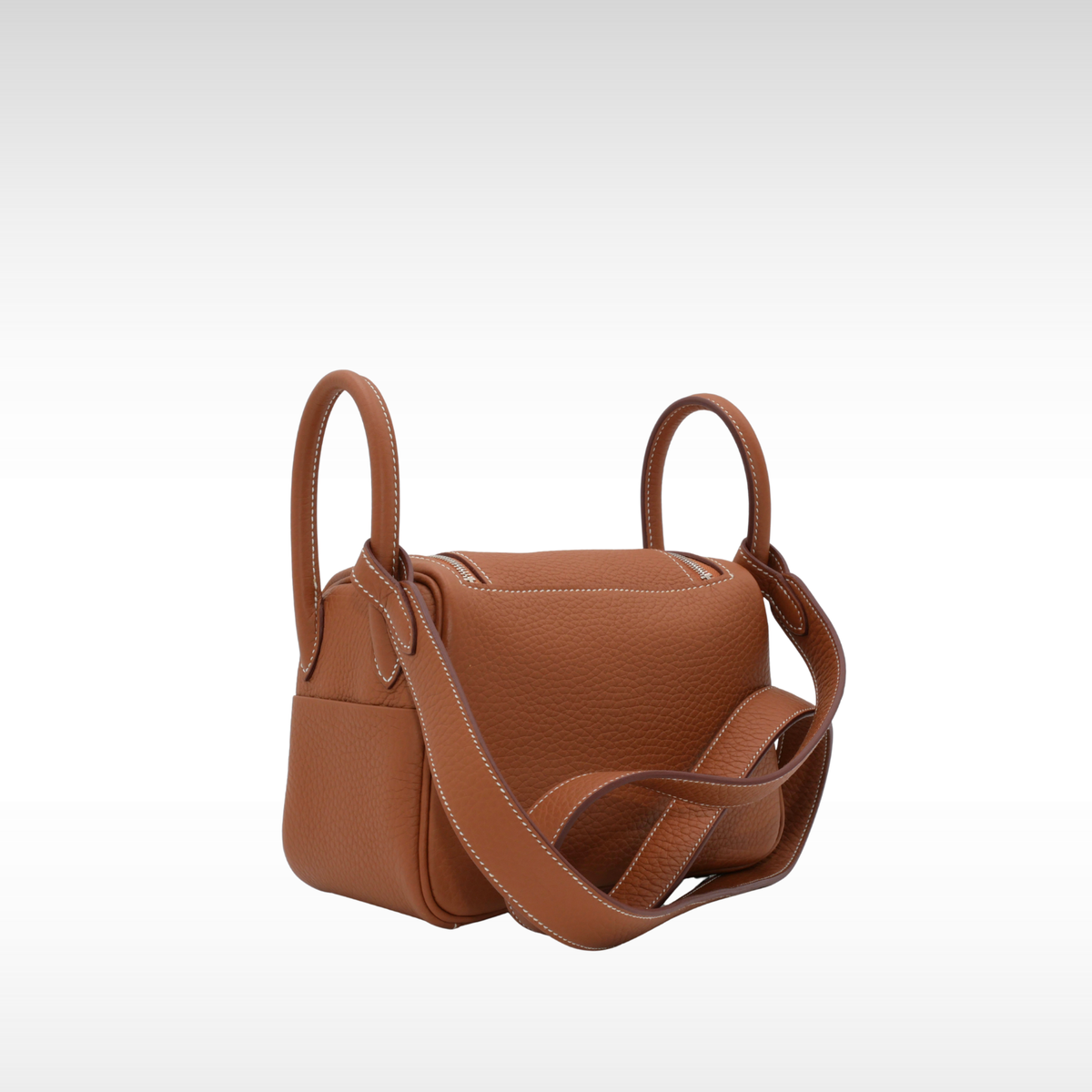 Lindy 2 Mini Taurillon Clemence Gold Shoulder Bag