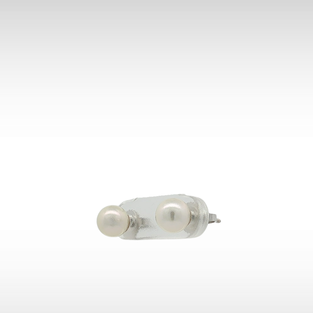 Pearl White Gold Earrings
