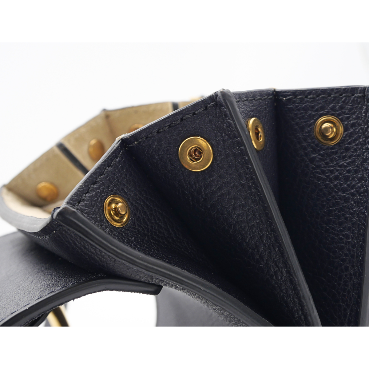 Faye Mini Stud Suede Black Crossbody Bag