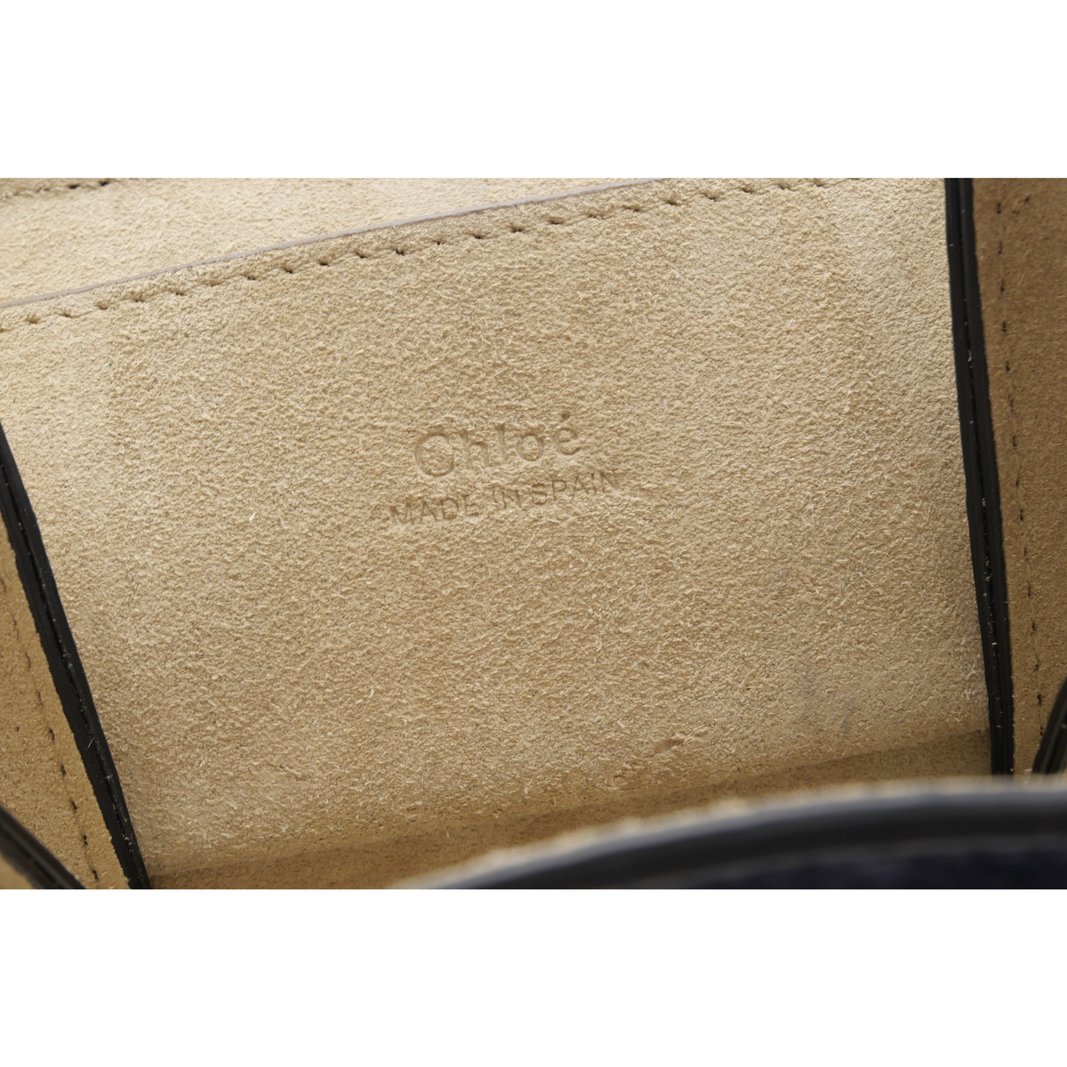 Faye Mini Stud Suede Black Crossbody Bag