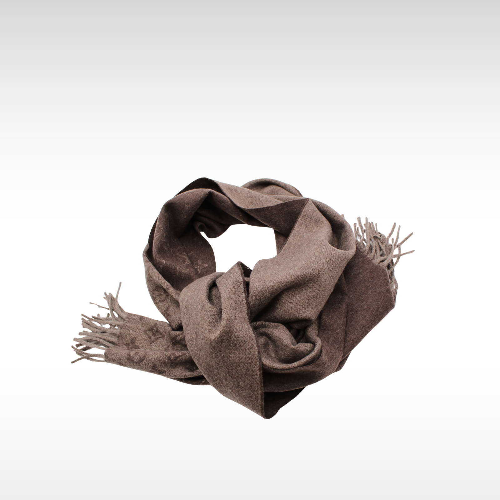 Gradient Monogram Noisette Scarf