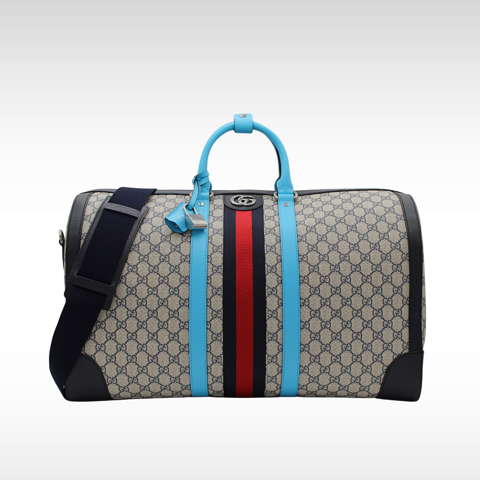 GG-Supreme Coated Canvas Duffle Bag