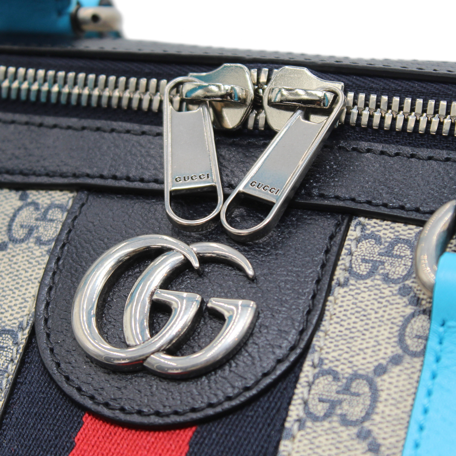 GG-Supreme Coated Canvas Duffle Bag