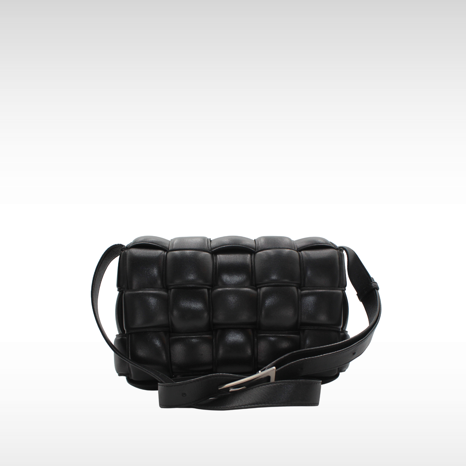 Padded Cassette Lamb Shoulder Bag