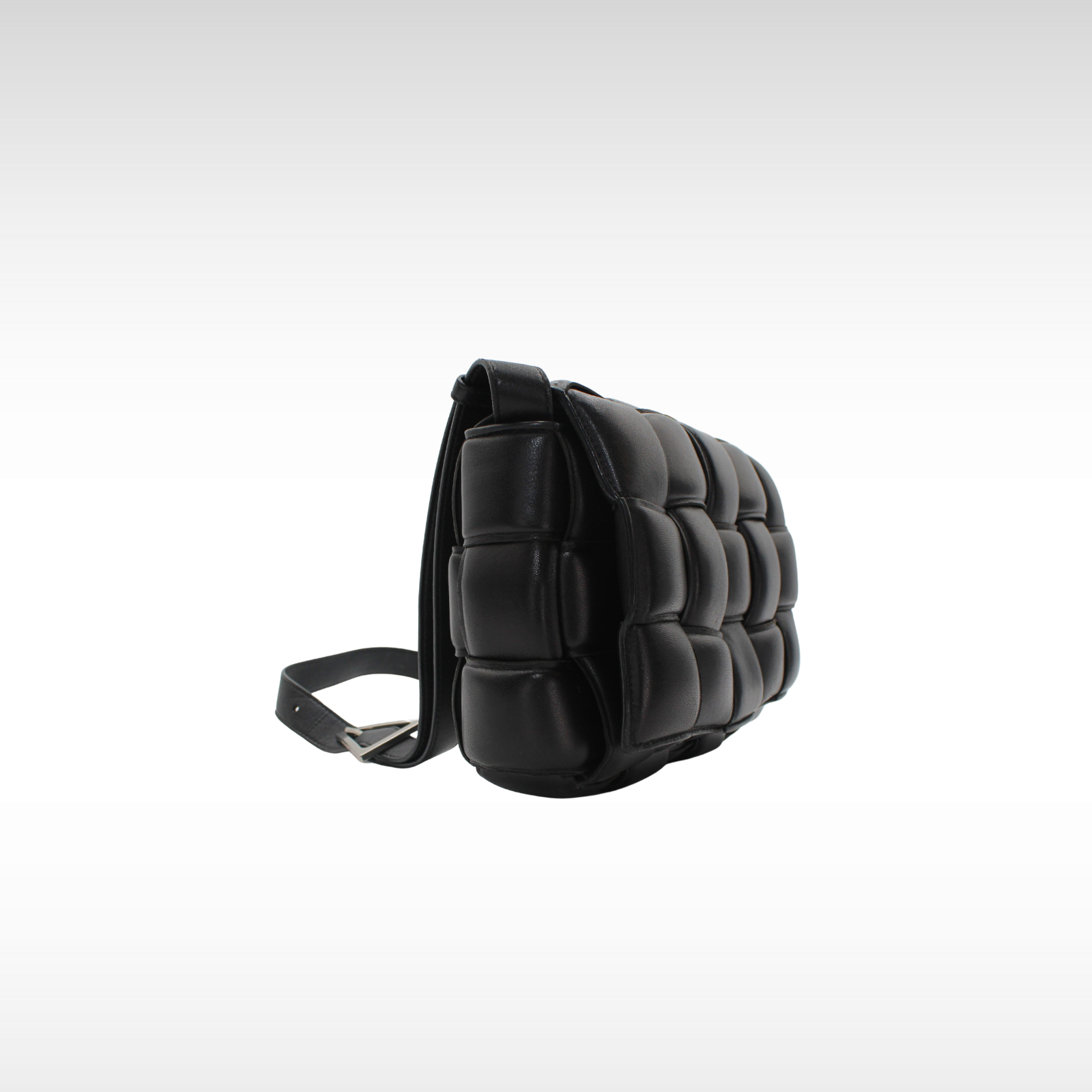 Padded Cassette Lamb Shoulder Bag