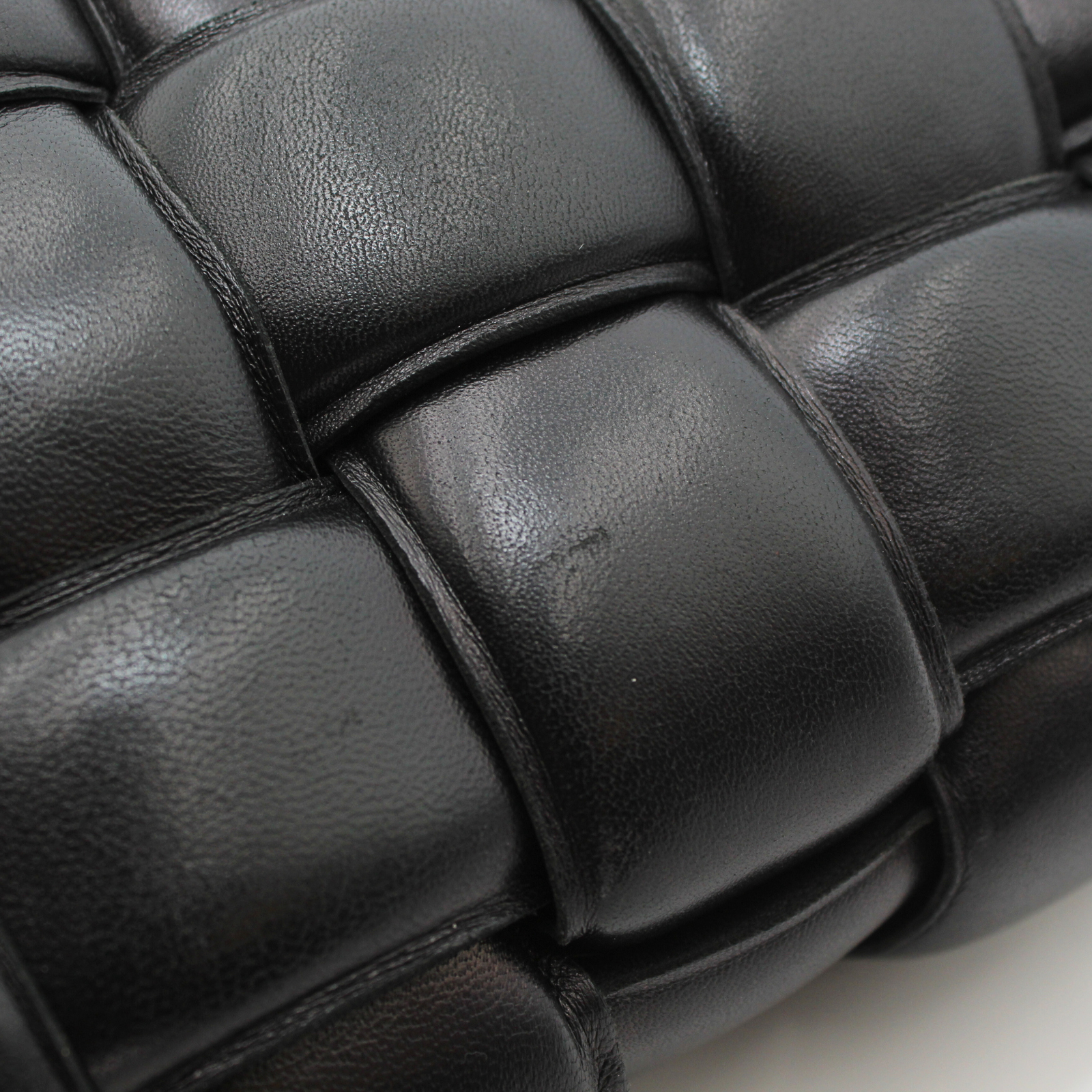 Padded Cassette Lamb Shoulder Bag
