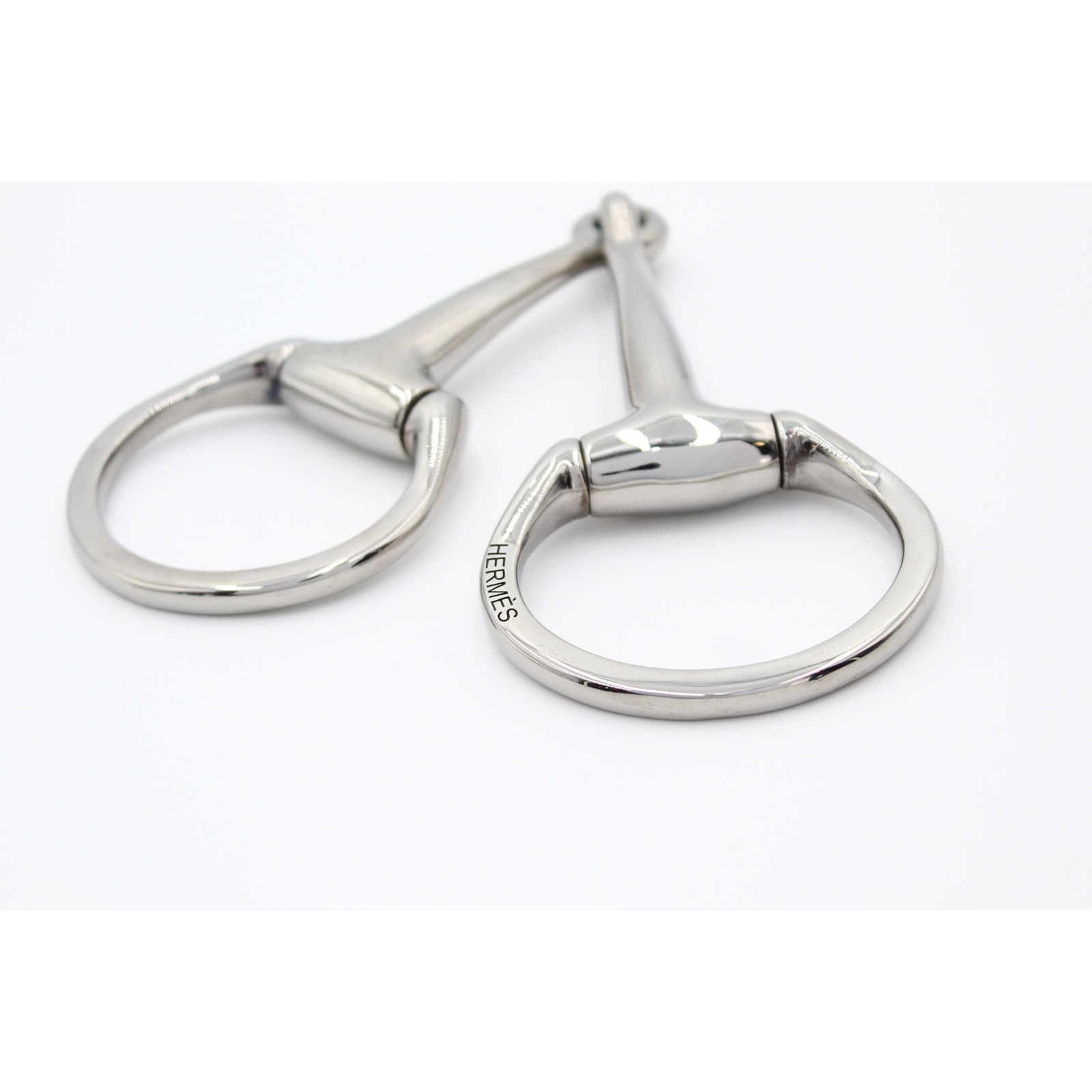 Bridle Snaffle Bit 125 Metal Silver Eggbutt