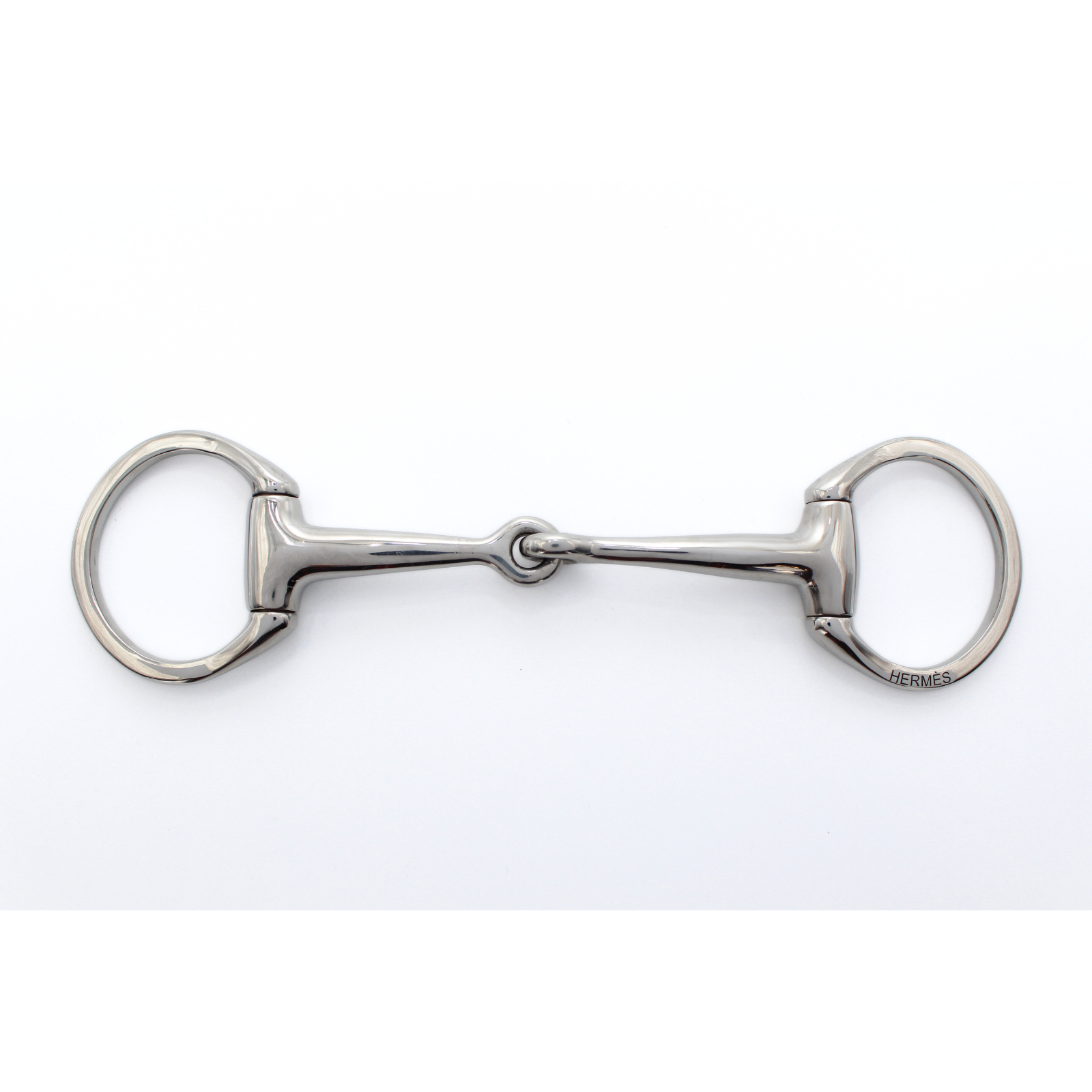 Bridle Snaffle Bit 125 Metal Silver Eggbutt