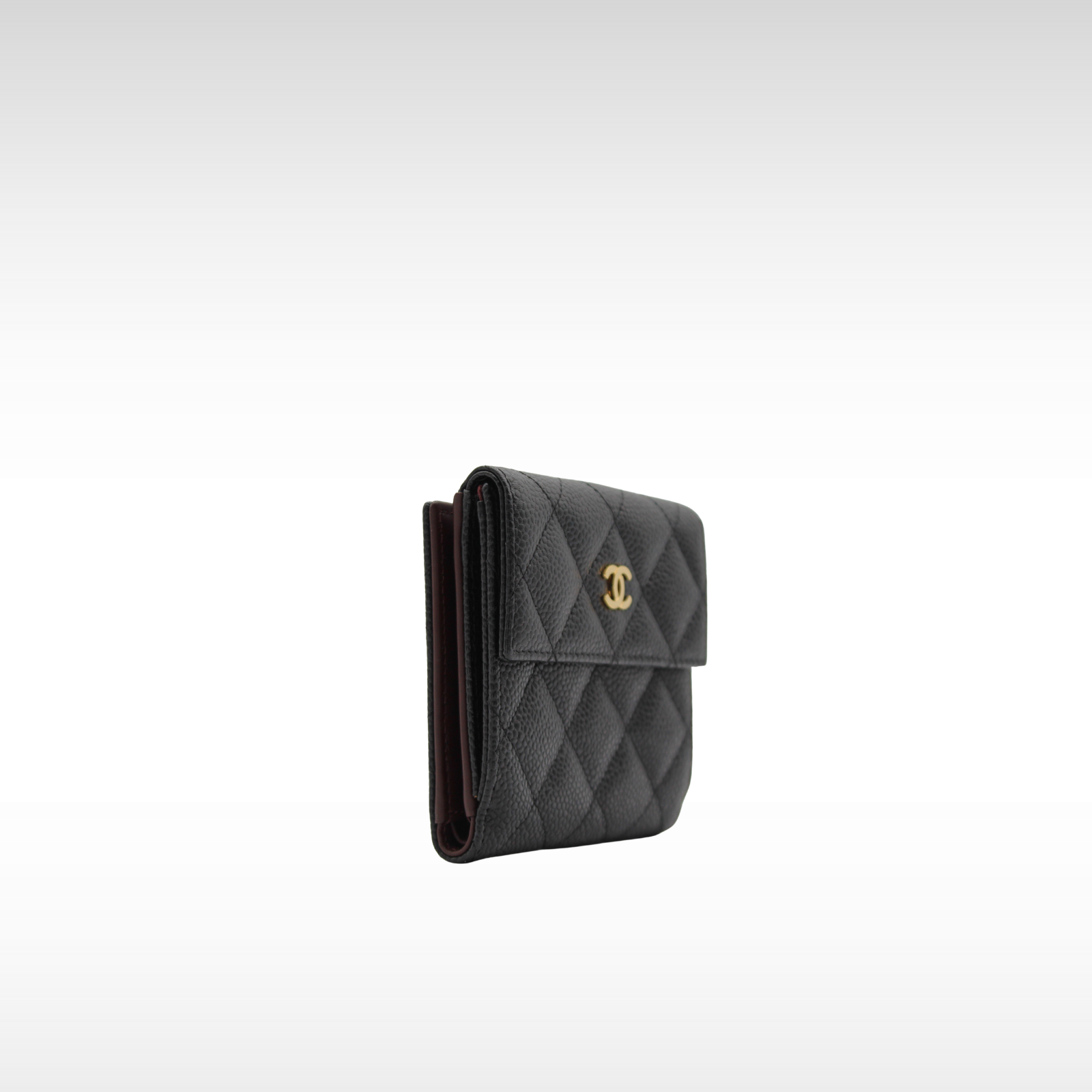 Timeless Classic Caviar Black Wallet