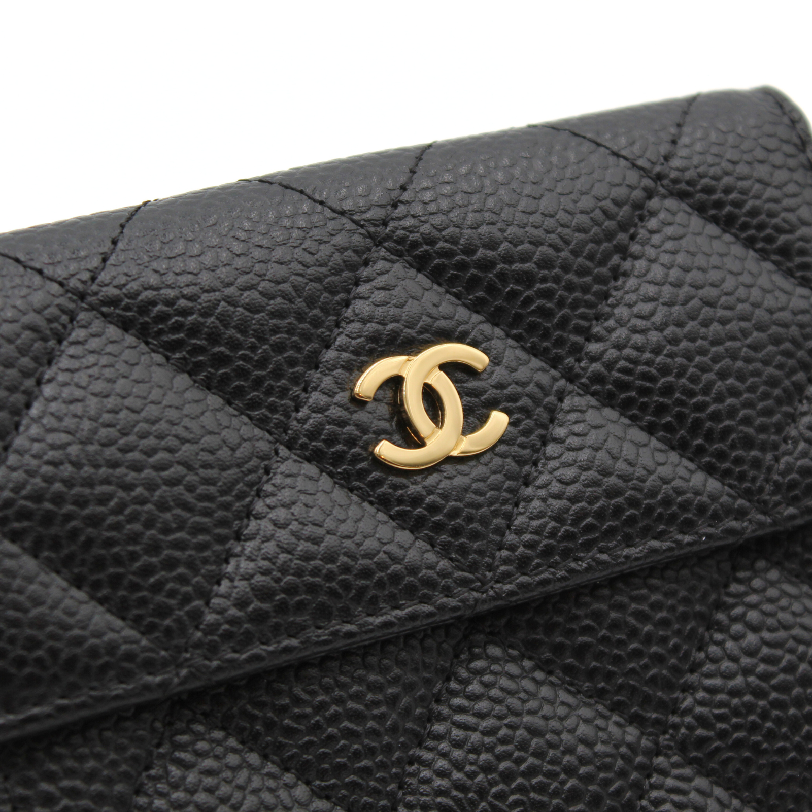 Timeless Classic Caviar Black Wallet