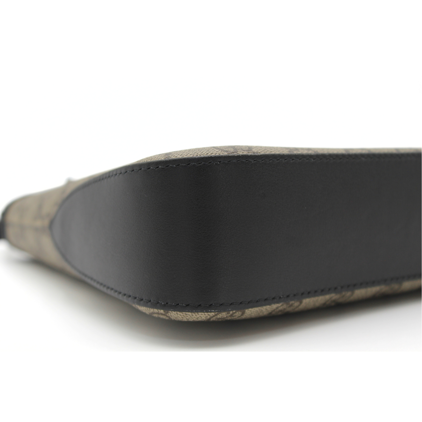 Padlock Coated Canvas Shoulder Bag