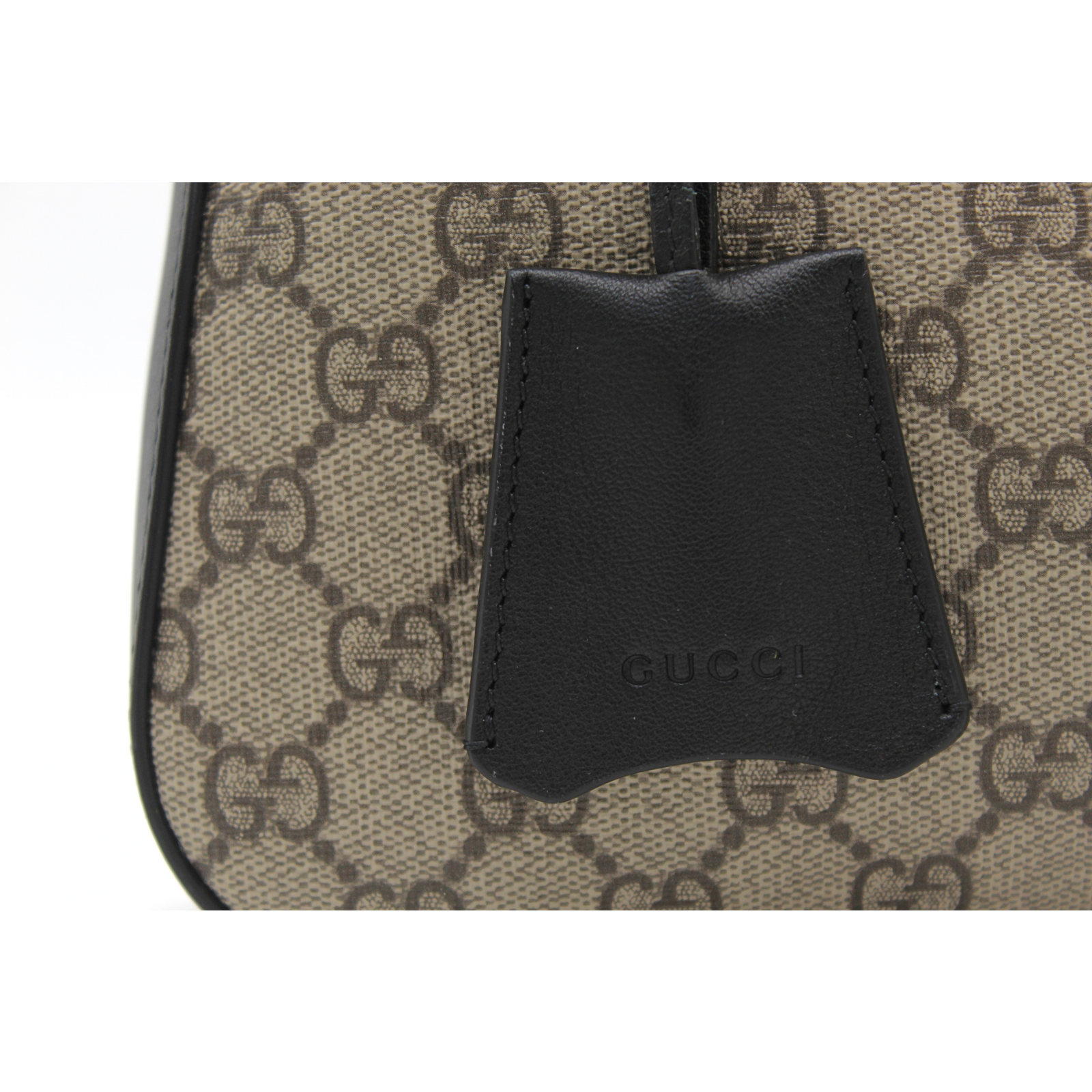 Padlock Coated Canvas Shoulder Bag