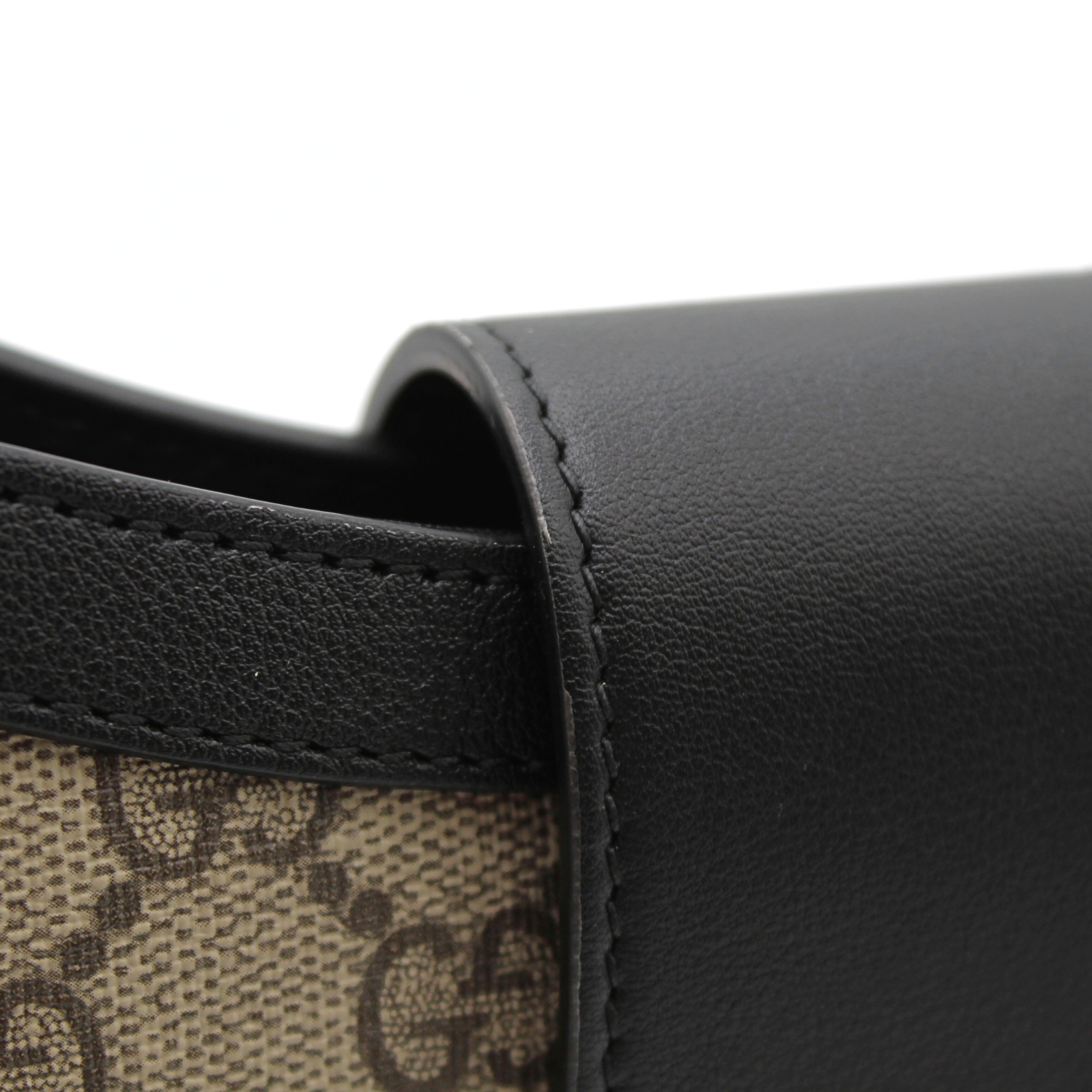 Padlock Coated Canvas Shoulder Bag