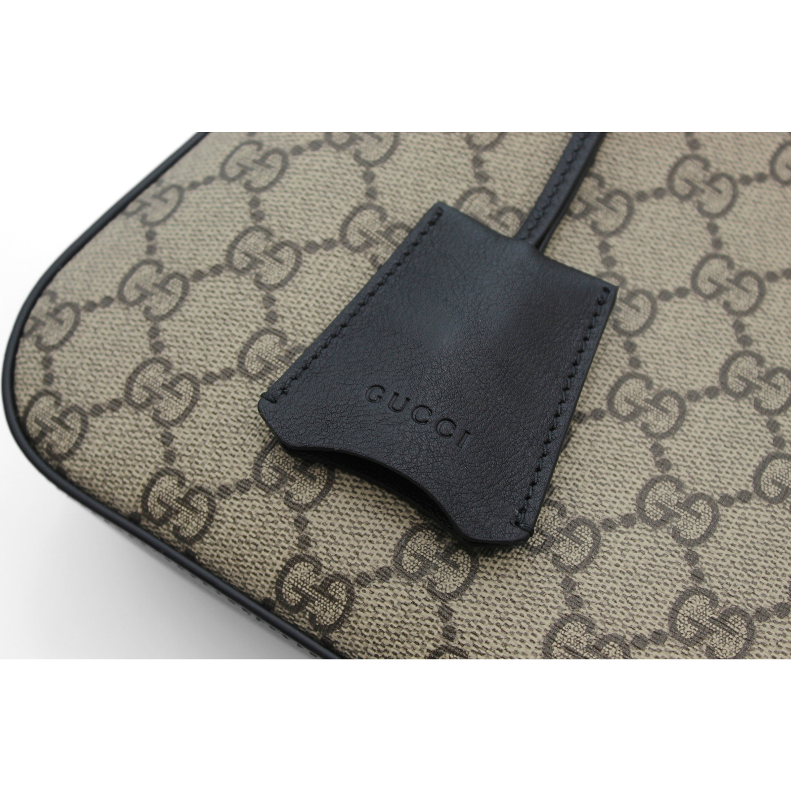 Padlock Coated Canvas Shoulder Bag