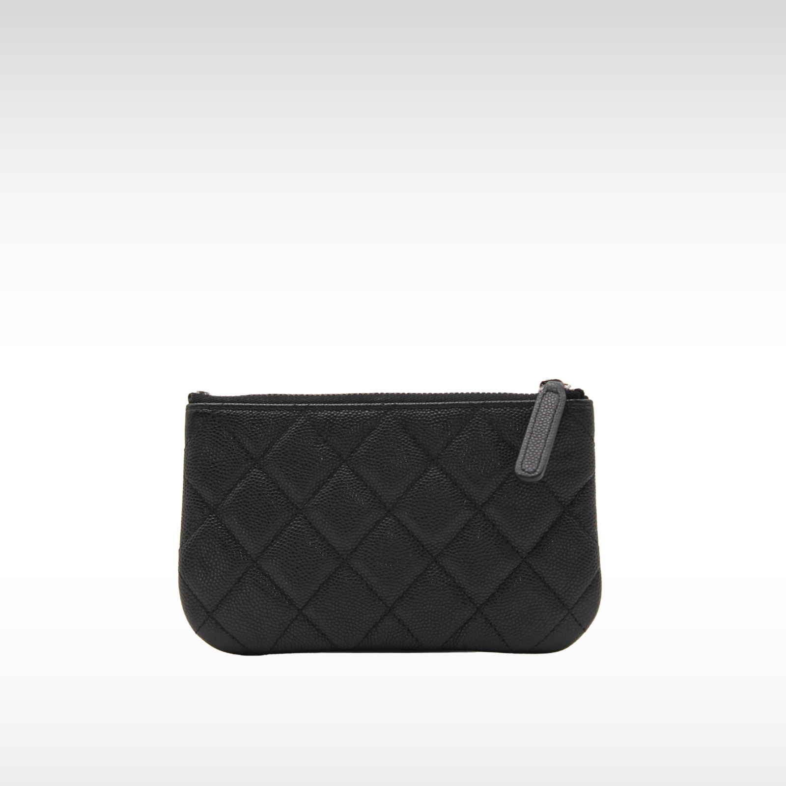Classic Small Caviar Black Pouch