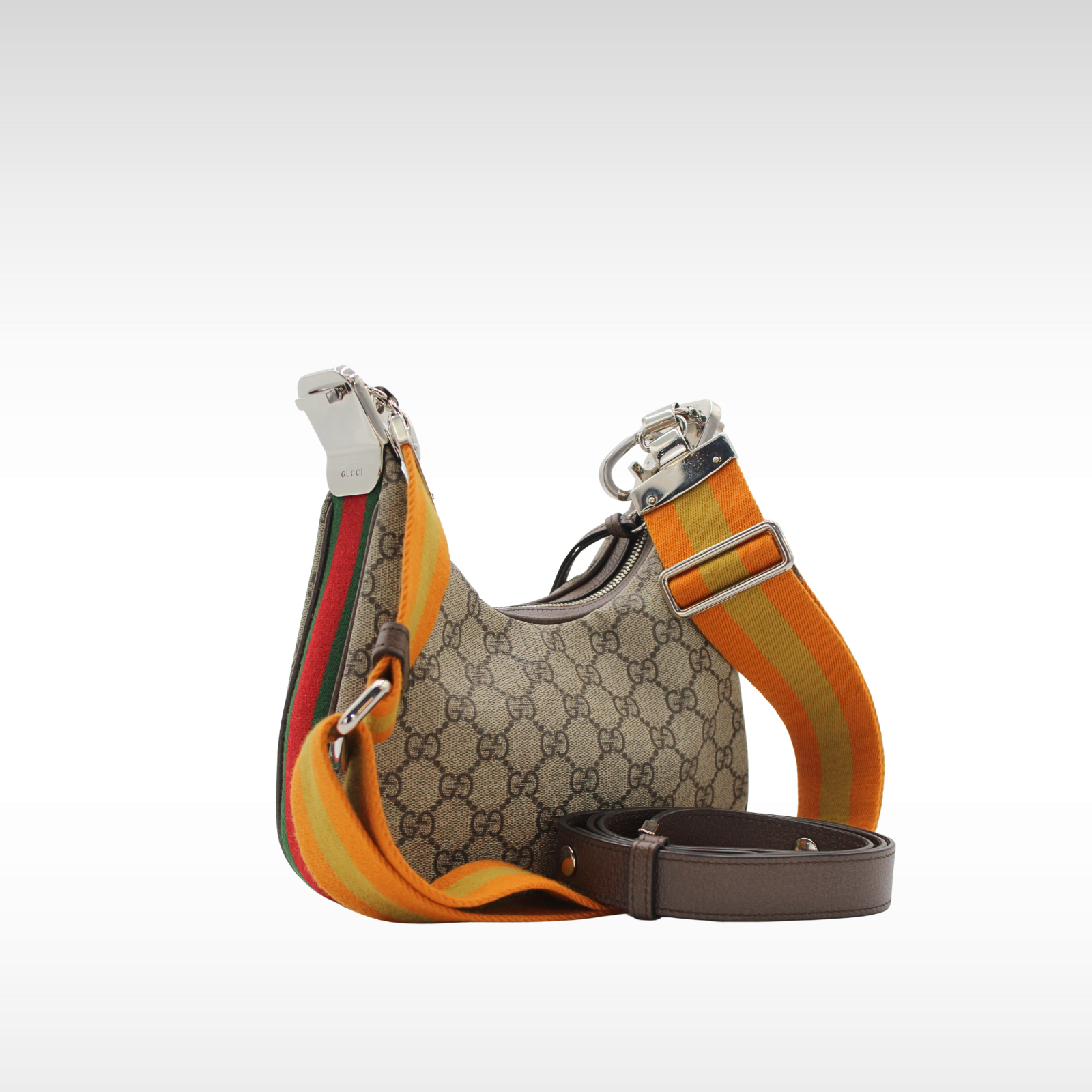 Attache Small GG-Supreme Coated Canvas Shoulder Bag