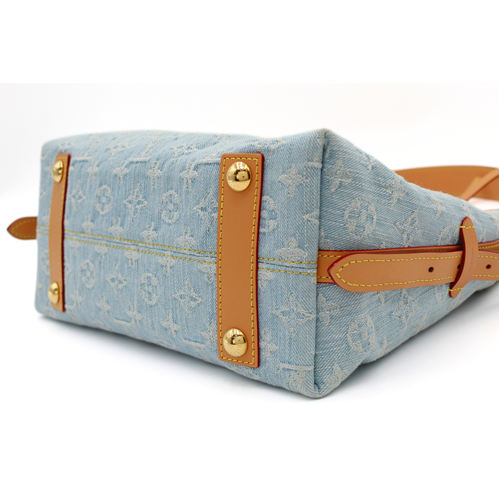 CarryAll PM Monogram Denim Shoulder Bag
