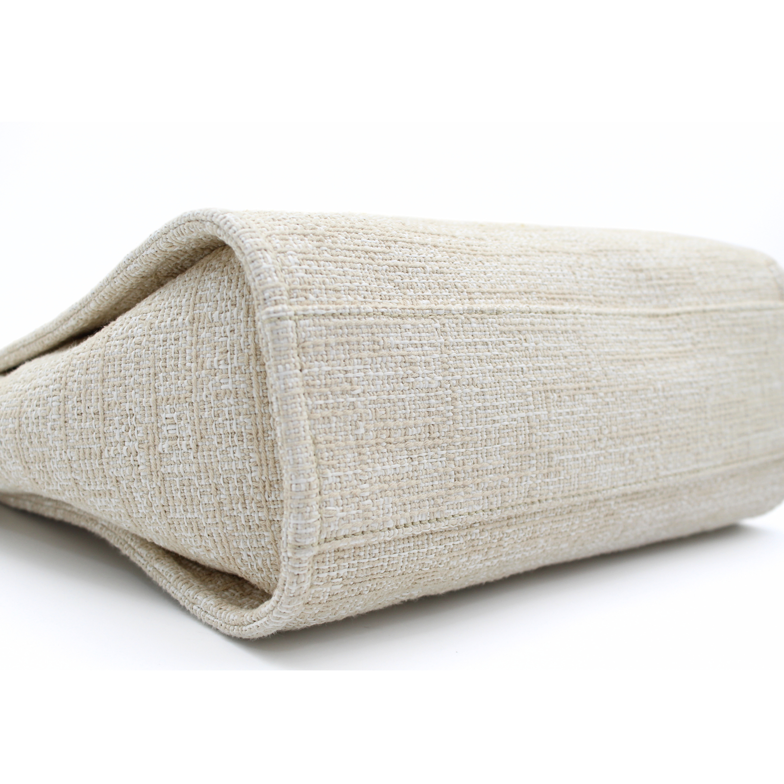 Deauville Canvas Beige Tote Bag