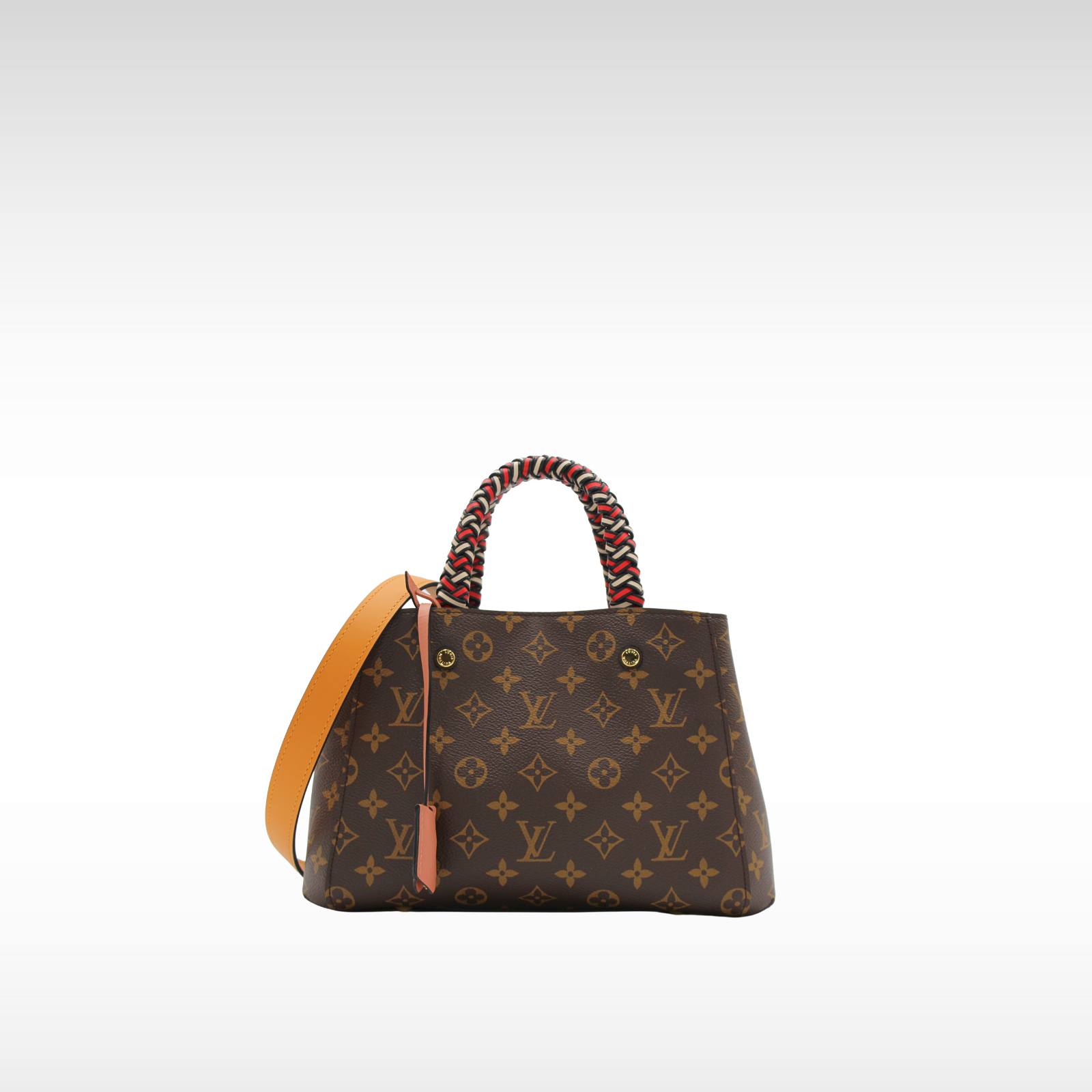 Montaigne BB Monogram Coated Canvas Marron Handbag