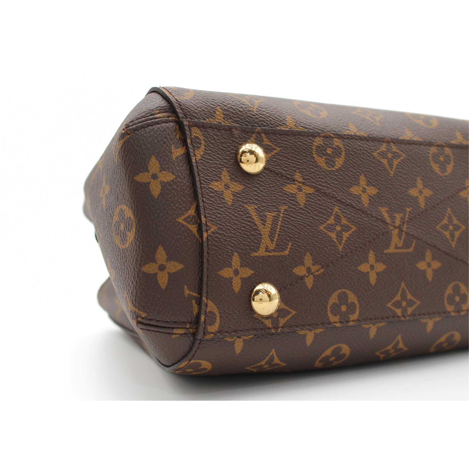 Montaigne BB Monogram Coated Canvas Marron Handbag