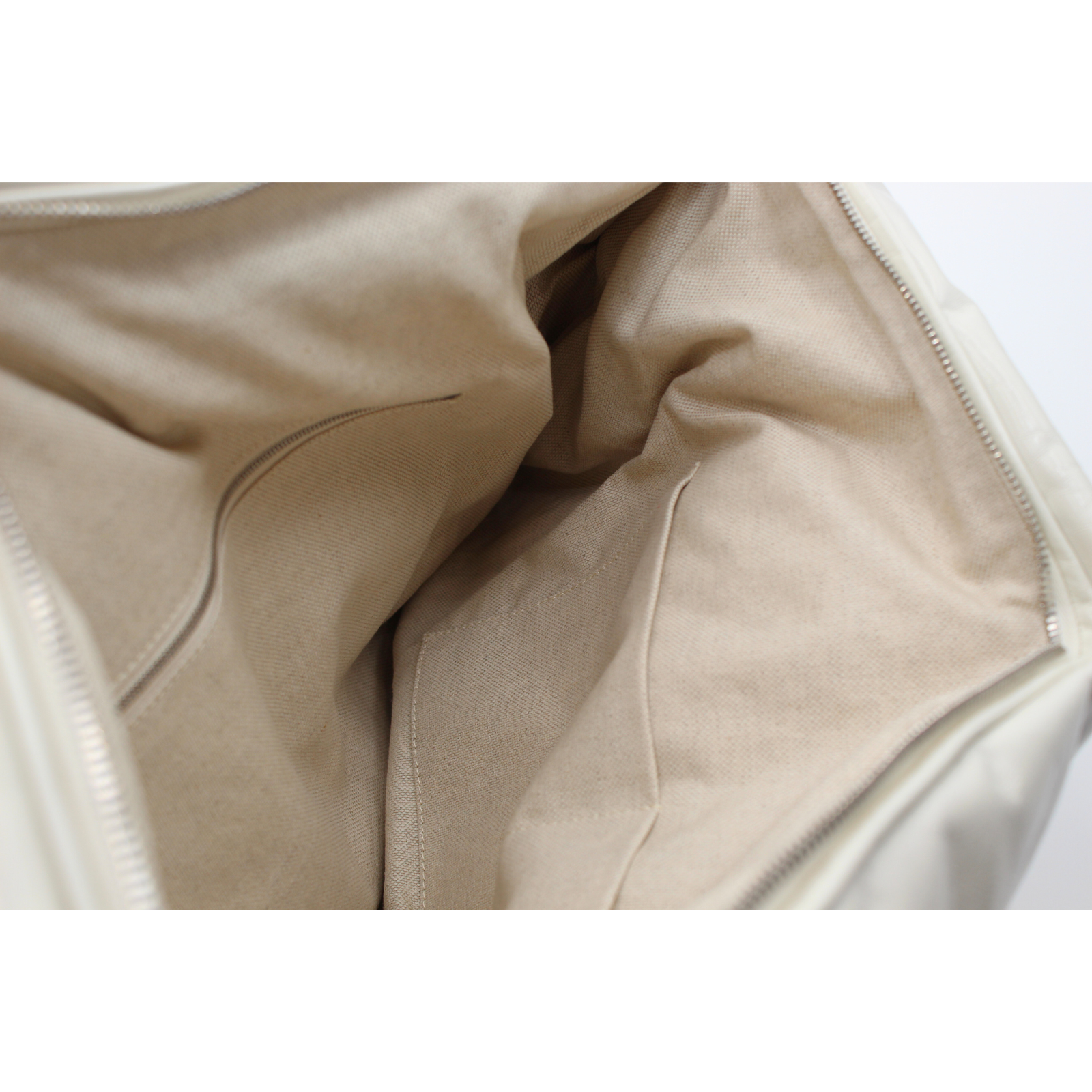 Pillow Pouch Large Calf White Clutch Bag