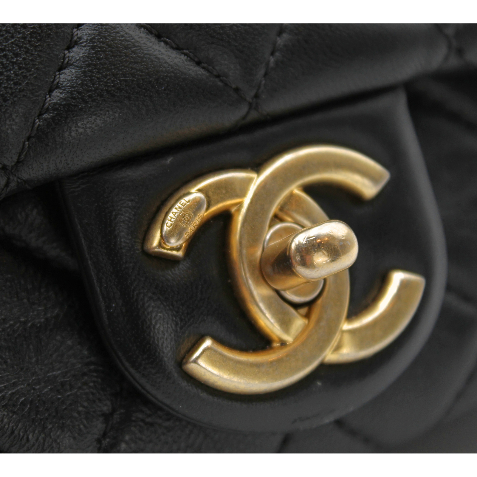 Classic Mini Lamb Black Shoulder Bag