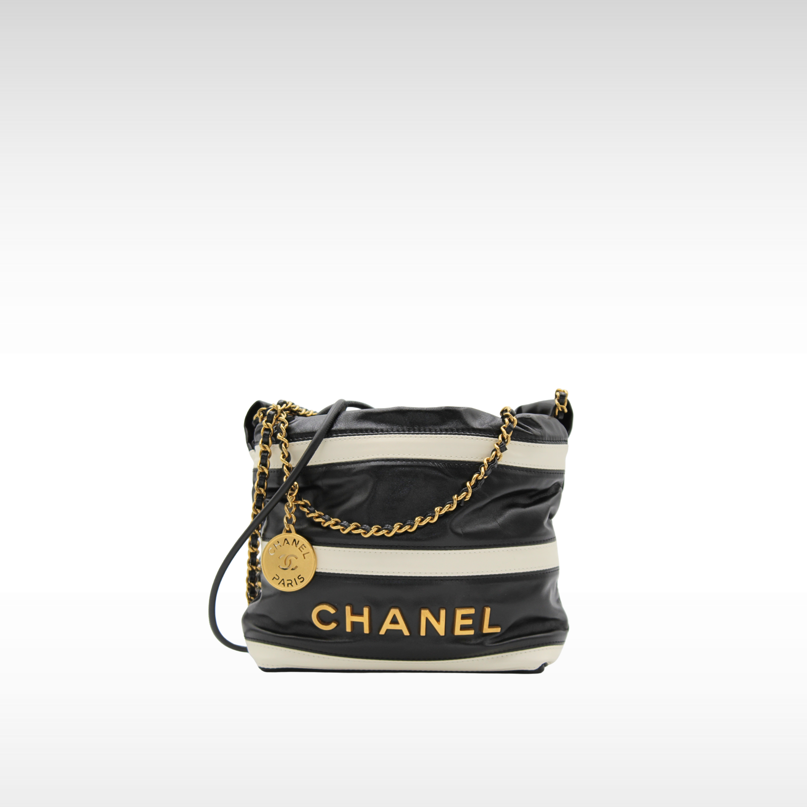 Chanel 22 Mini Calf Black Handbag