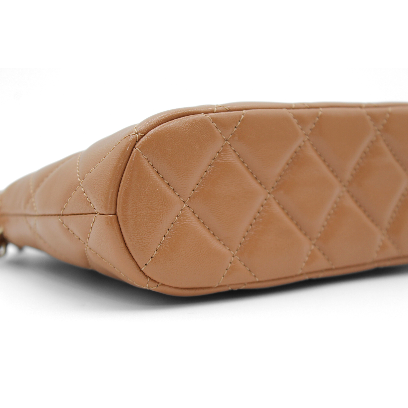 Matelasse Lamb Brown Handbag