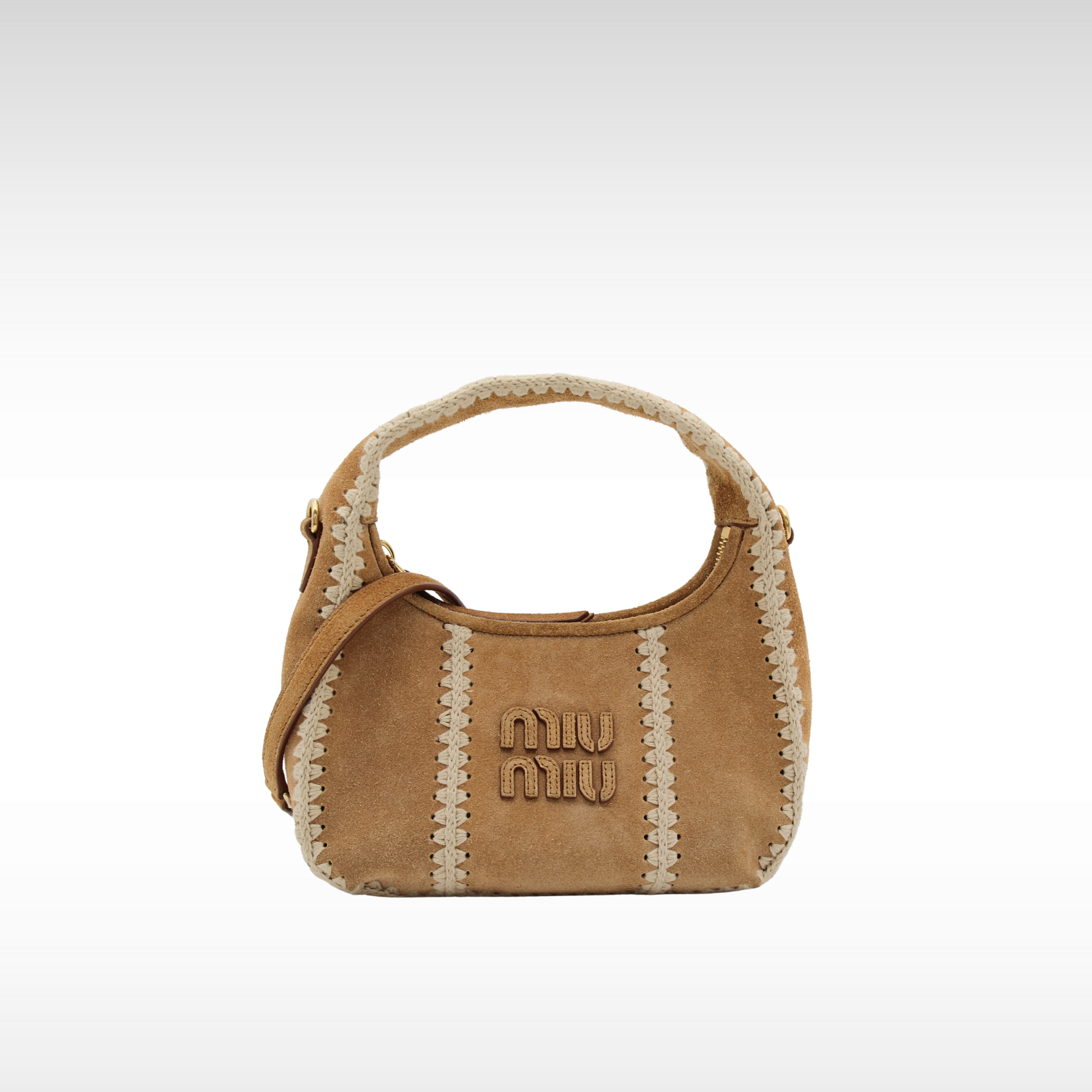 Wander Suede Brown Handbag