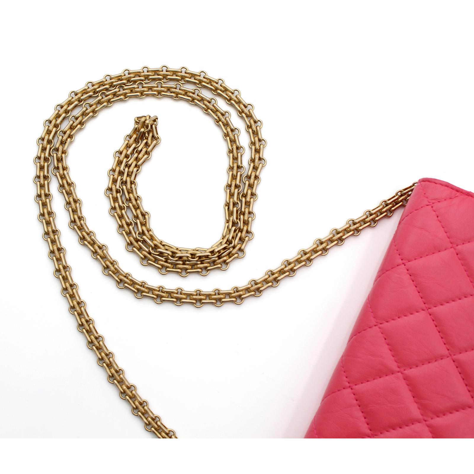 2.55 Calf Pink Wallet on Chain