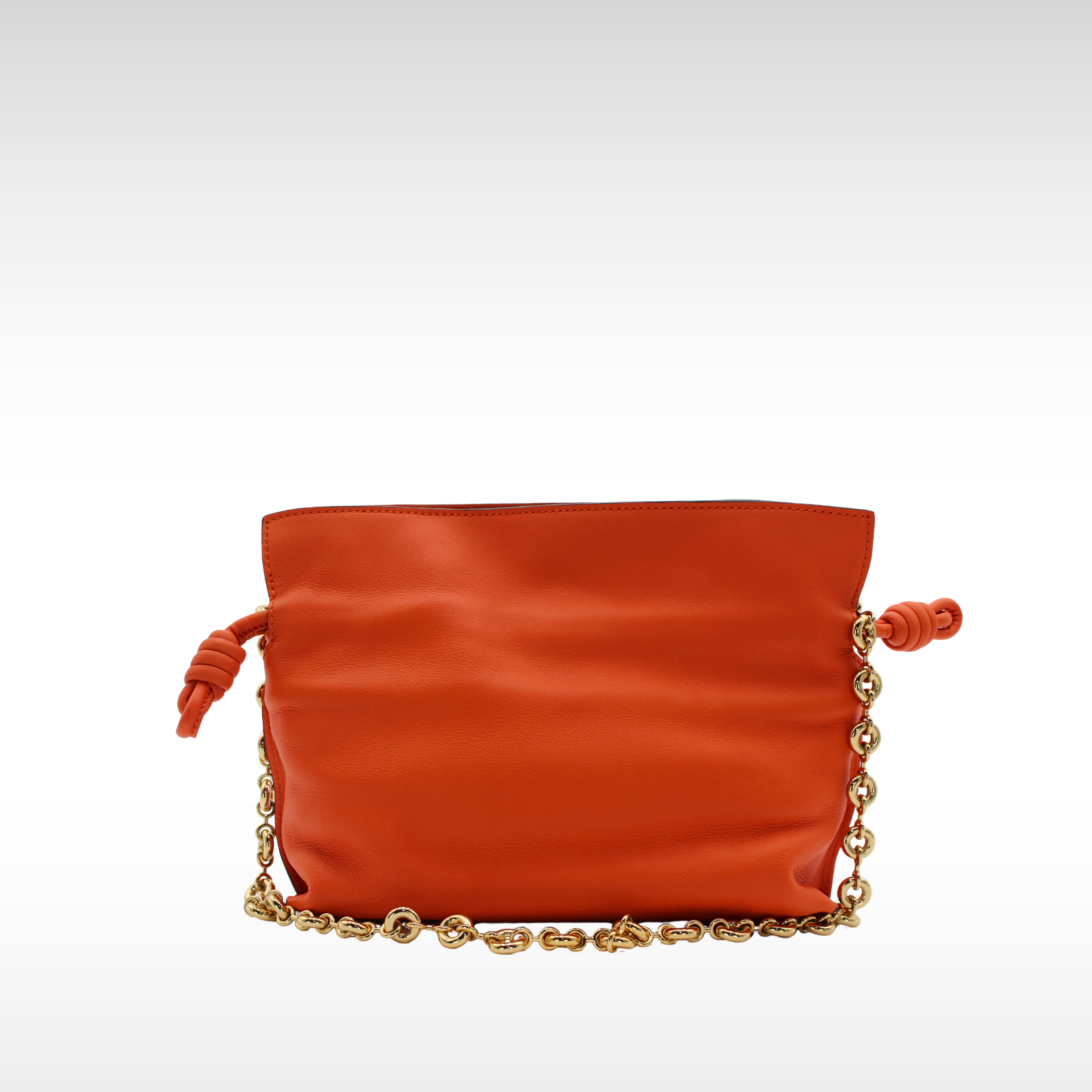 Flamenco Knot Chain Mini Calf Shoulder Bag