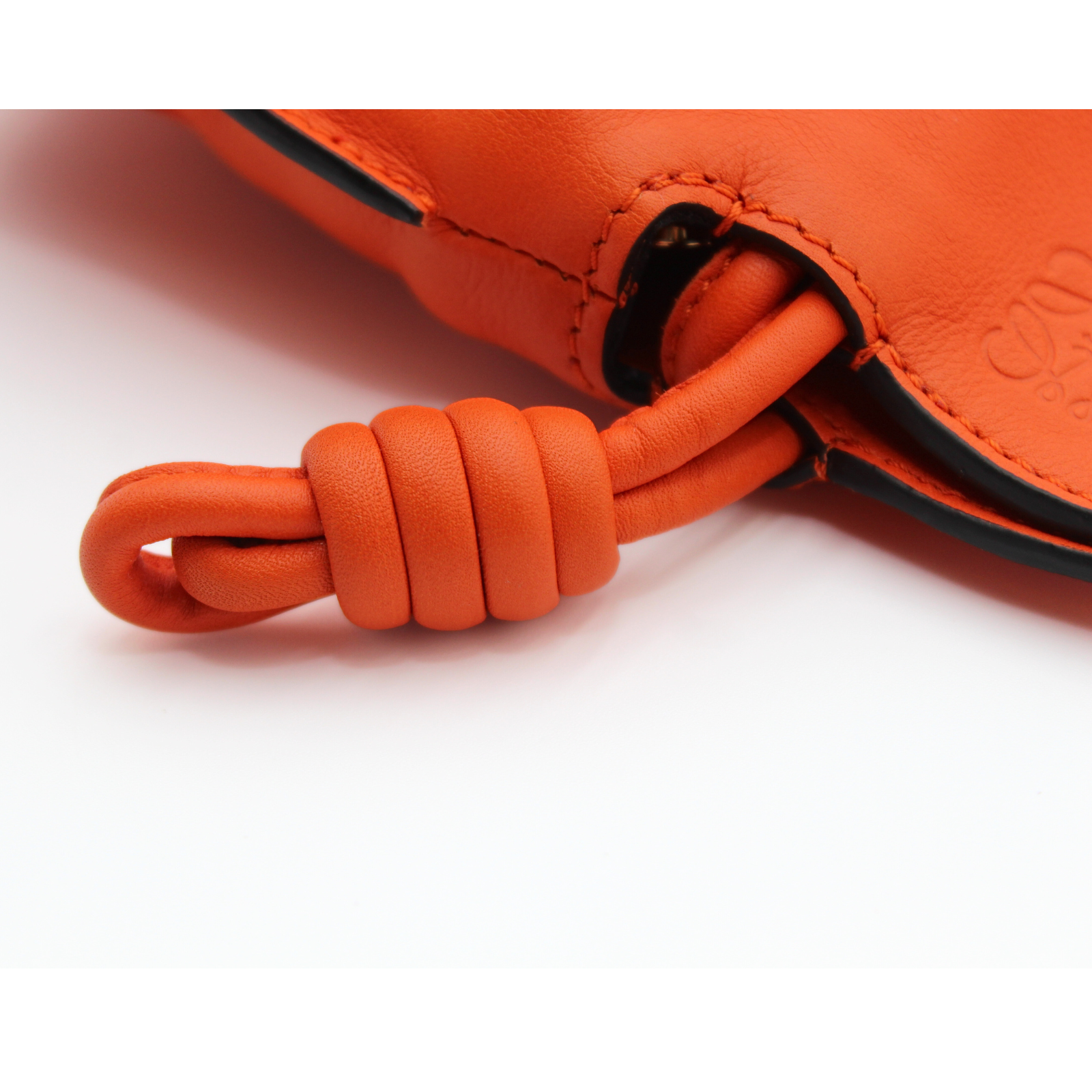 Flamenco Knot Chain Mini Calf Shoulder Bag
