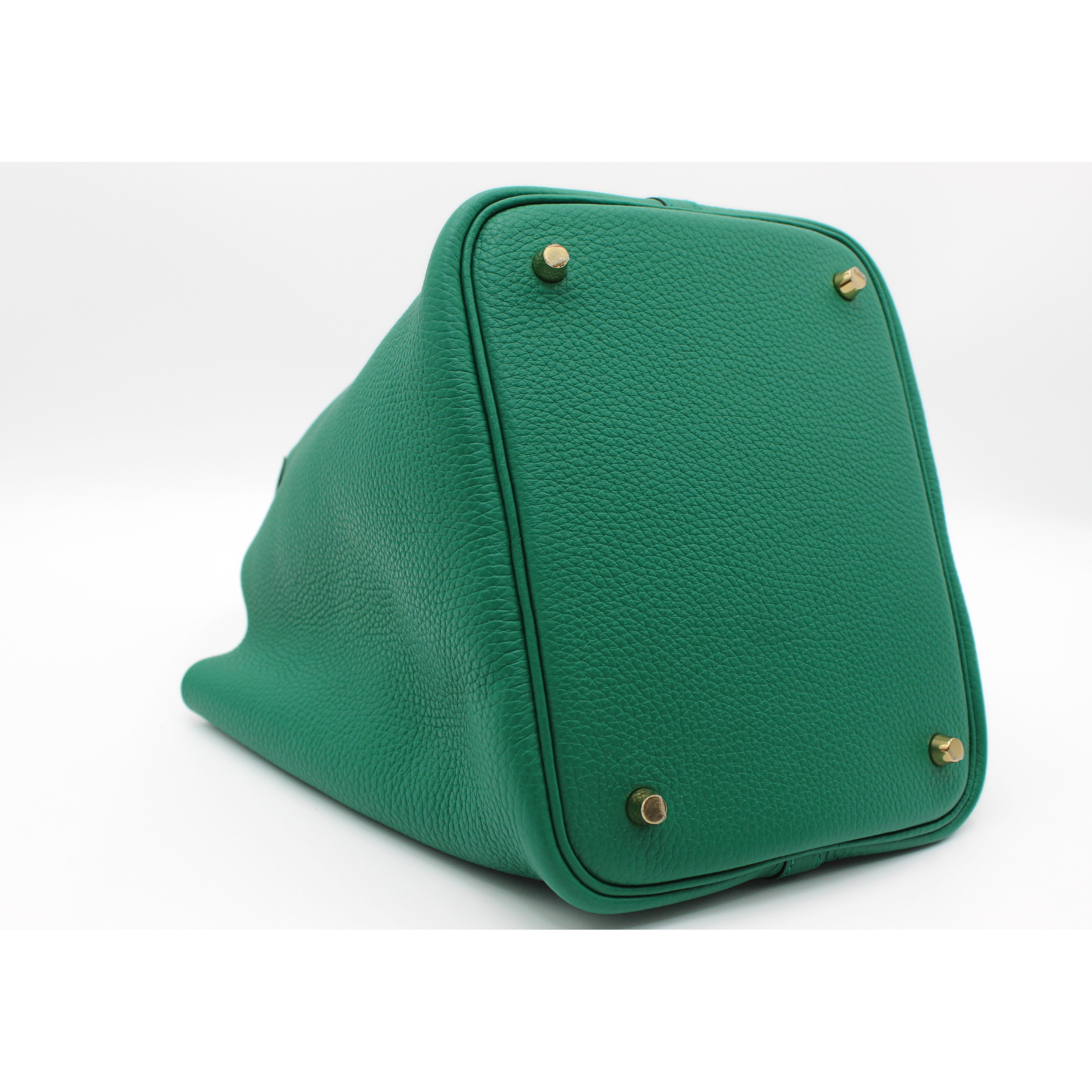 Picotin Lock 22 Taurillon Clemence Vert Vertigo Handbag
