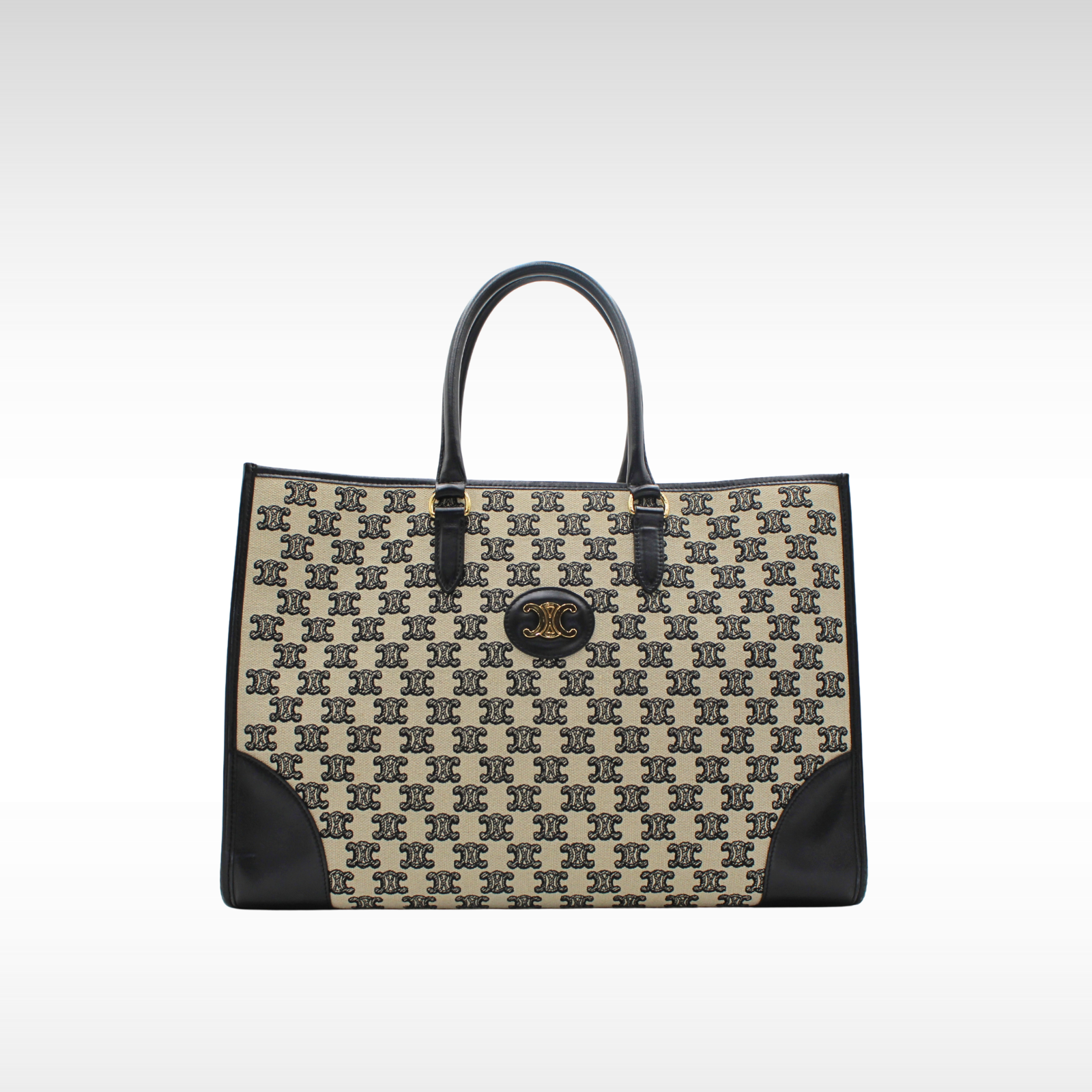 Horizontal Cabas Canvas Tote Bag