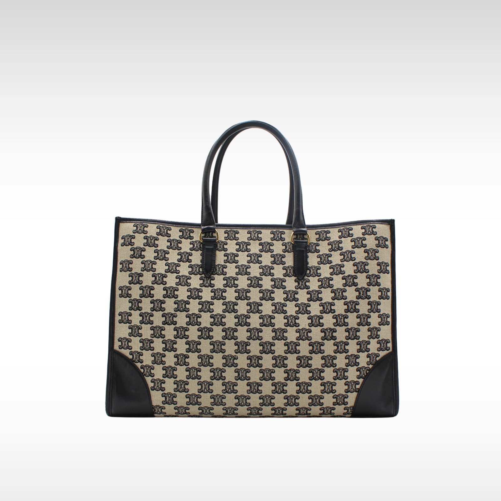 Horizontal Cabas Canvas Tote Bag