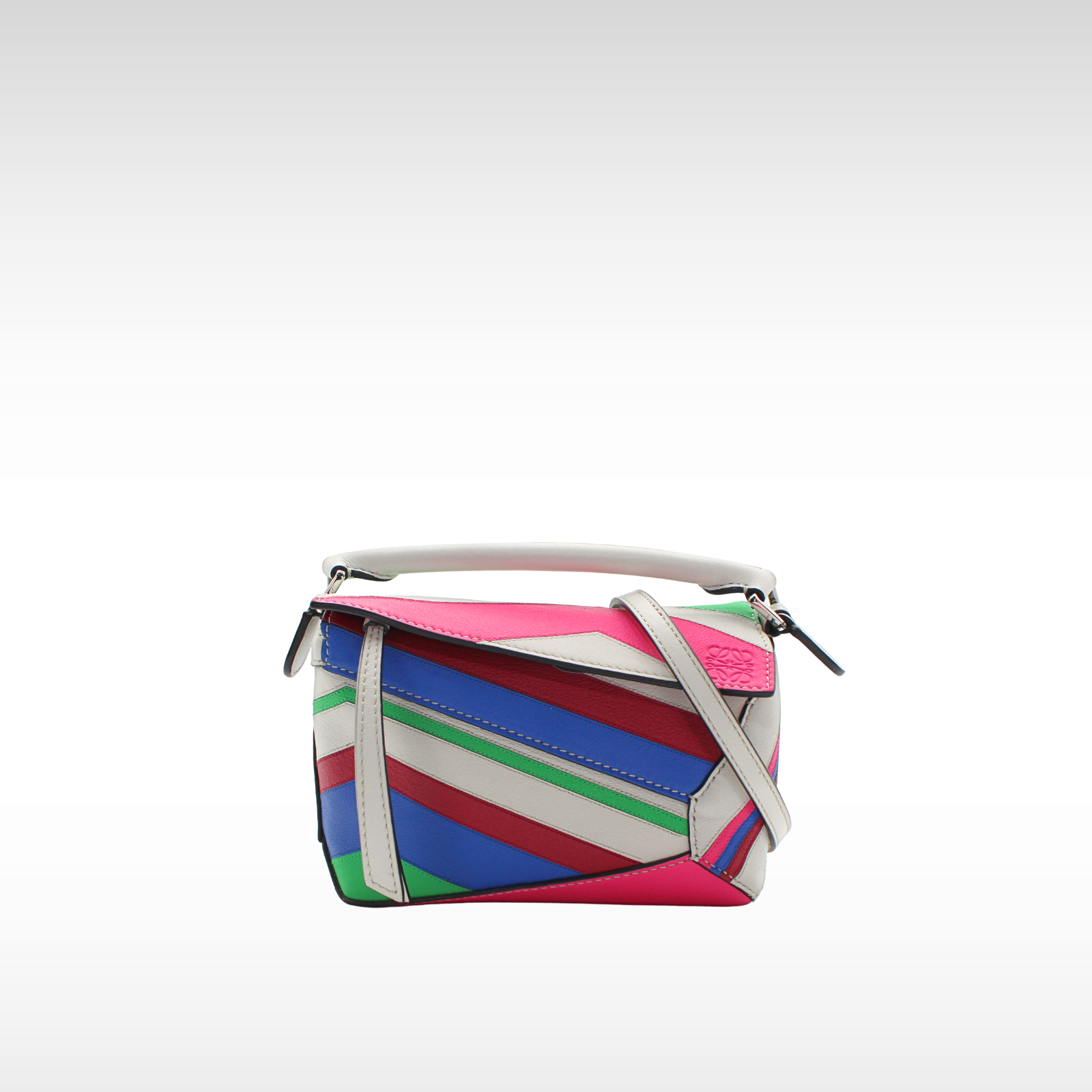 Puzzle Mini Zigzag Calf Handbag