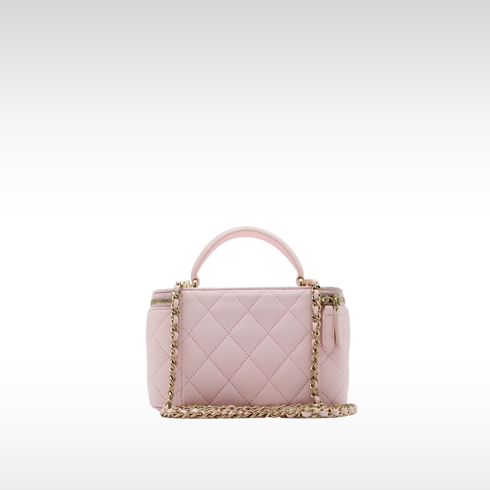 Vanity with Chain Lamb Vanity Bag