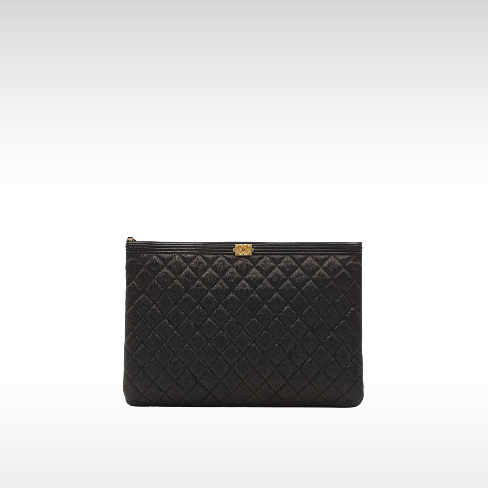 Boy Chanel Caviar Black Pouch