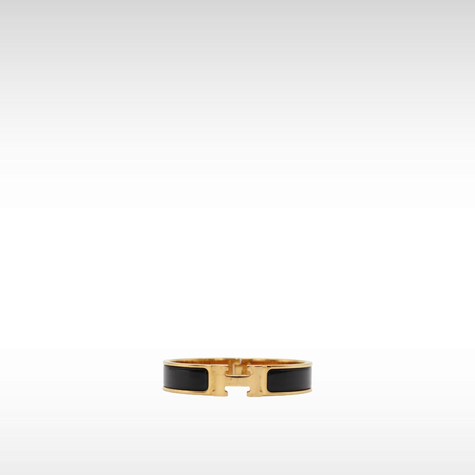 Clic H Metal Black Bracelet