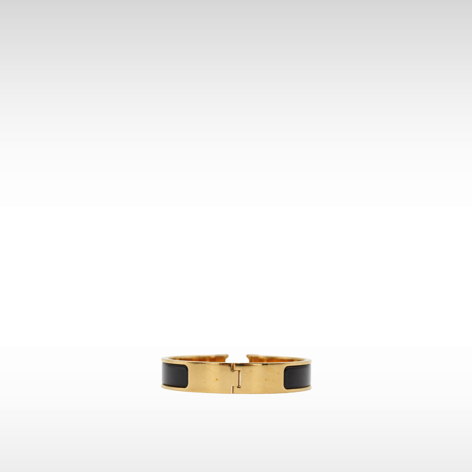 Clic H Metal Black Bracelet